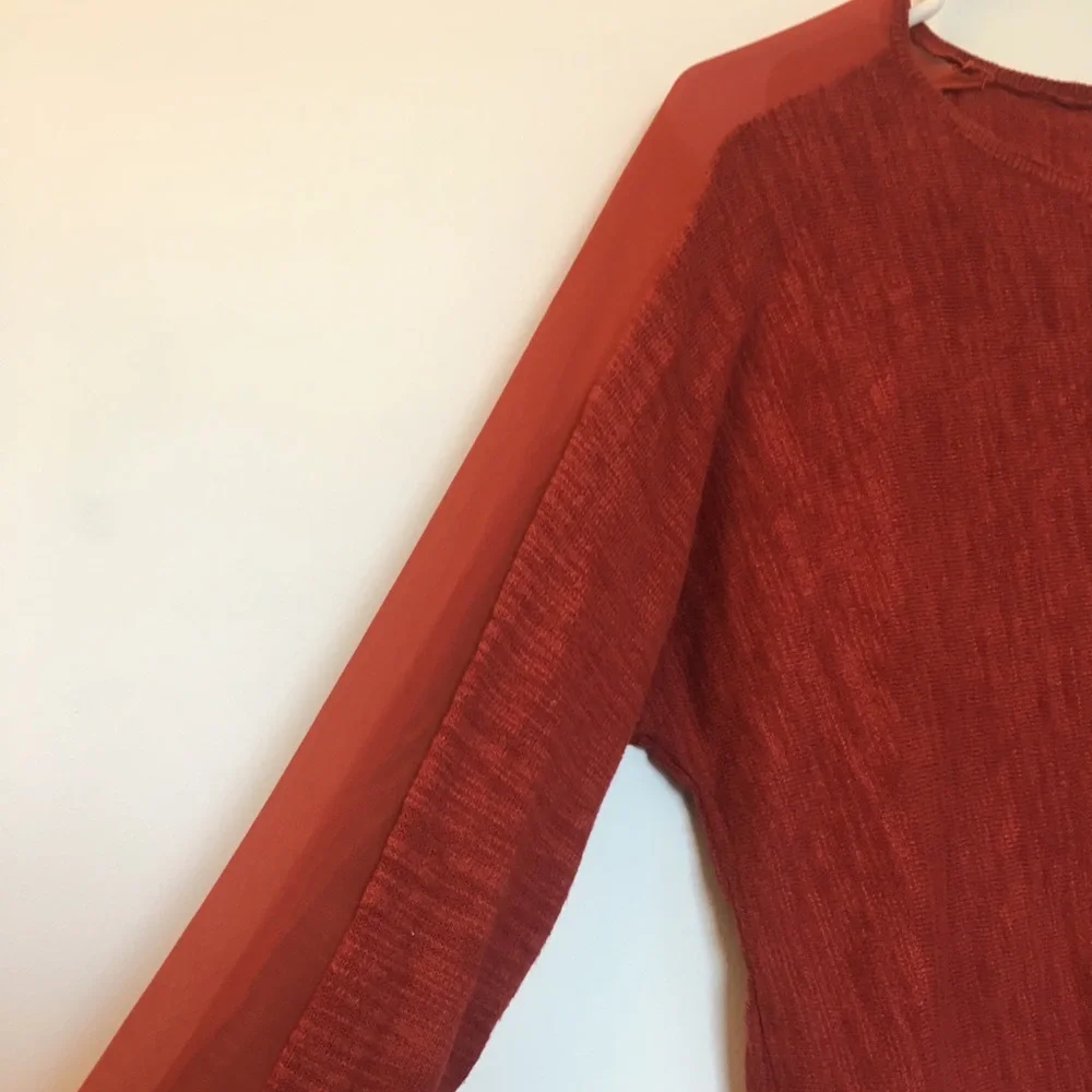 Anthropologie Moth Burnt Orange Sweater